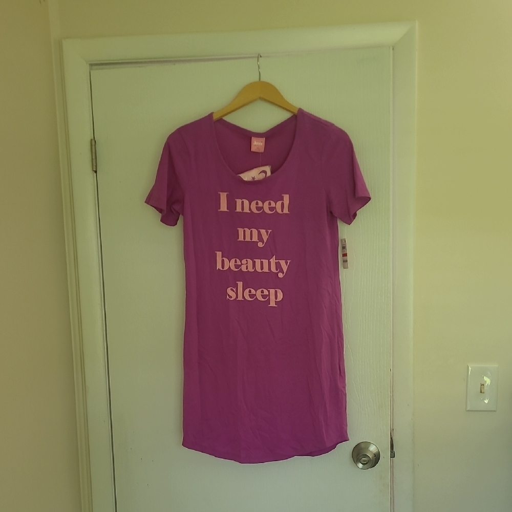 Jenni Intimates Purple Top with Pink Label